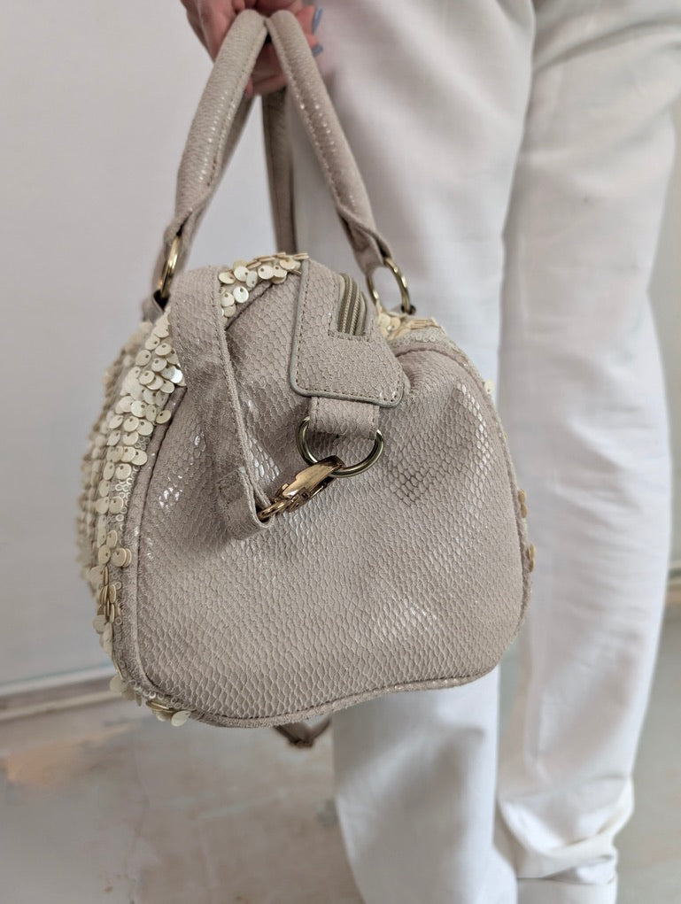 Sequin Bowling Bag
