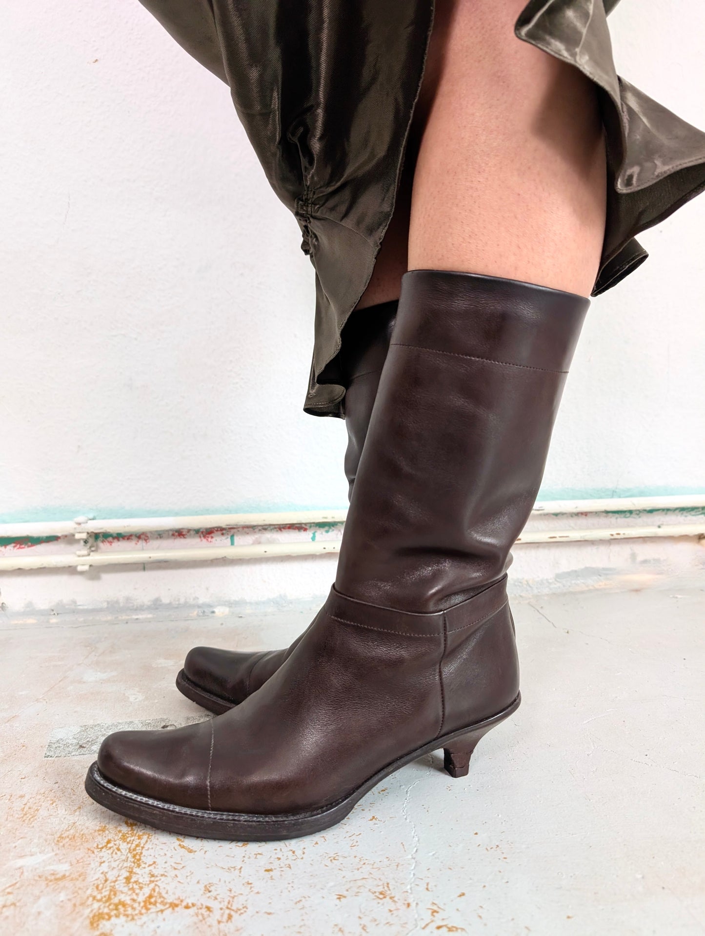 Prada Leather Boots