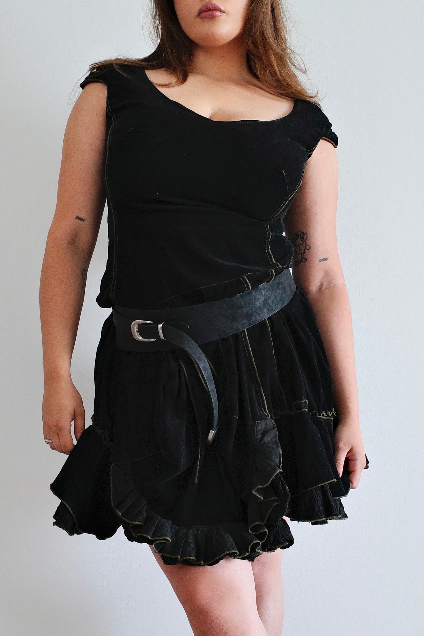 VINTAGE VELVET DRESS