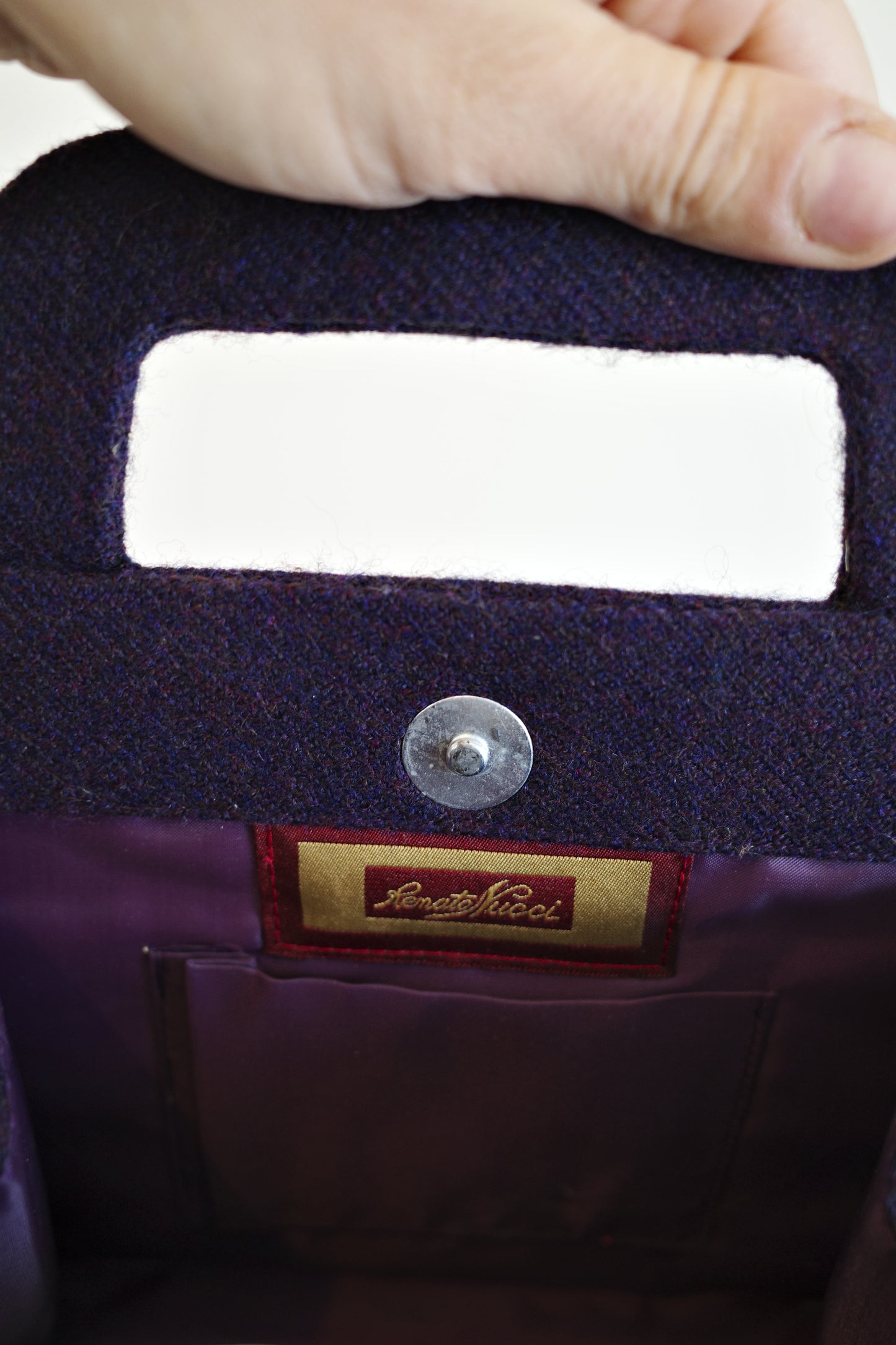 RENATO NUCCI WOOL MINI BAG