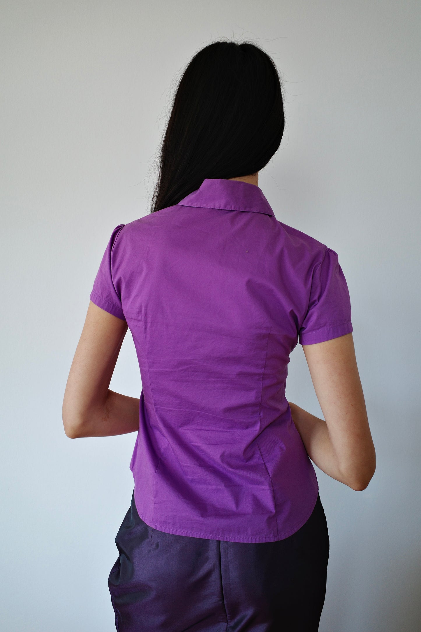 VINTAGE BUCKLED BLOUSE