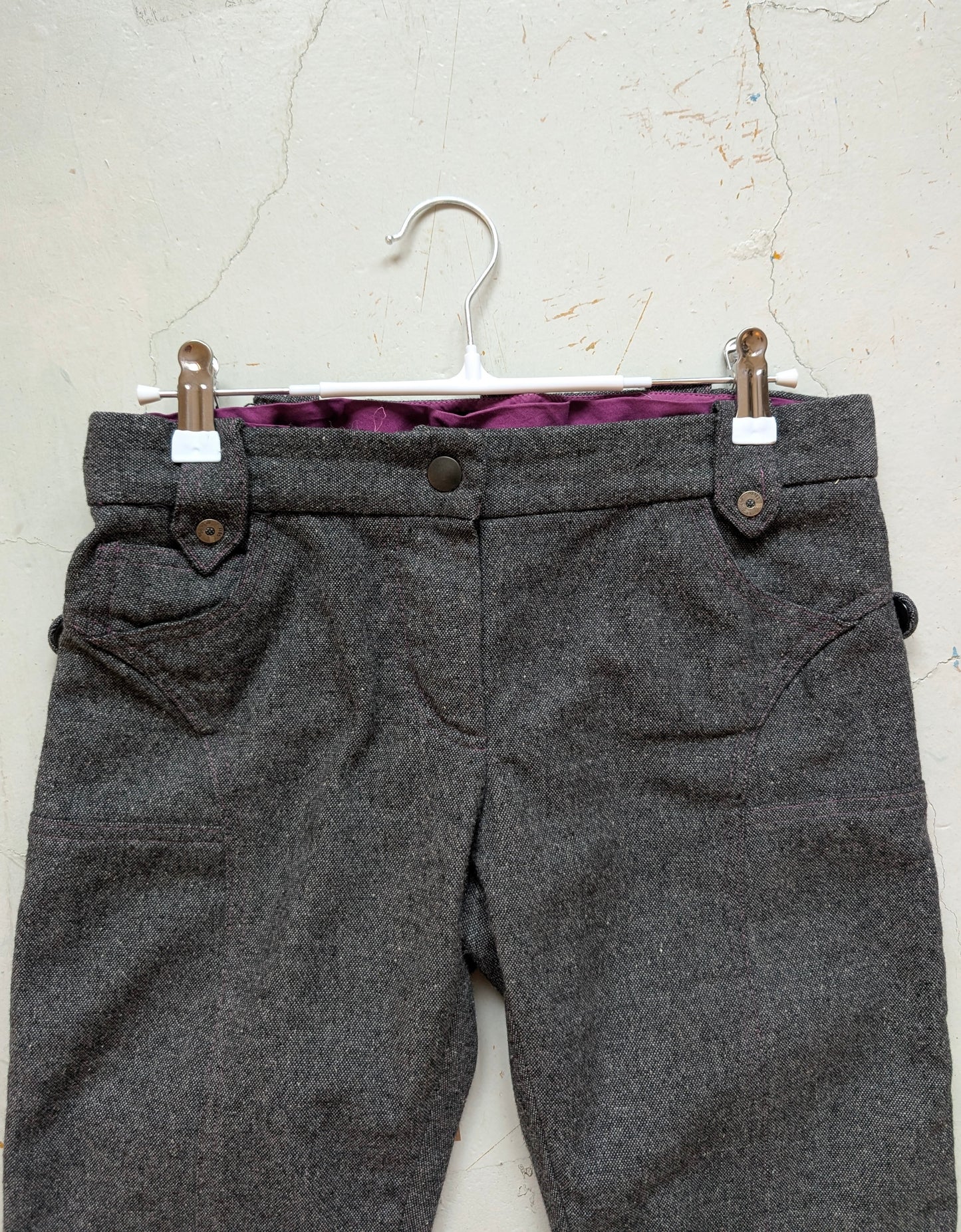 ROBERTO CAVALLI WOOL PANTS