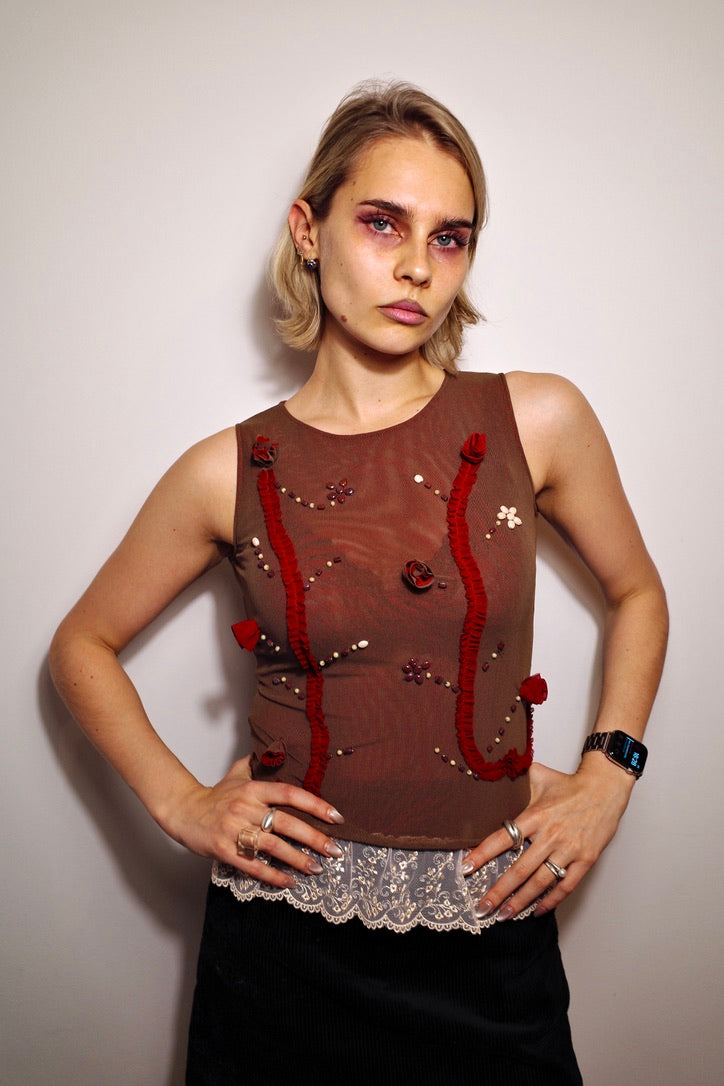 WHIMSICAL TULLE TANKTOP