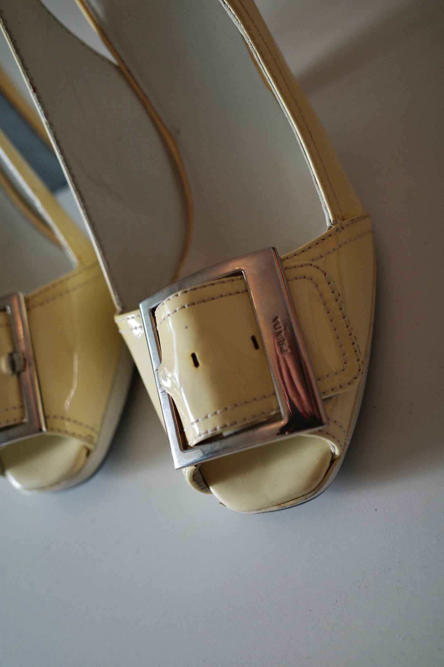 PRADA PEEPTOE SANDALS