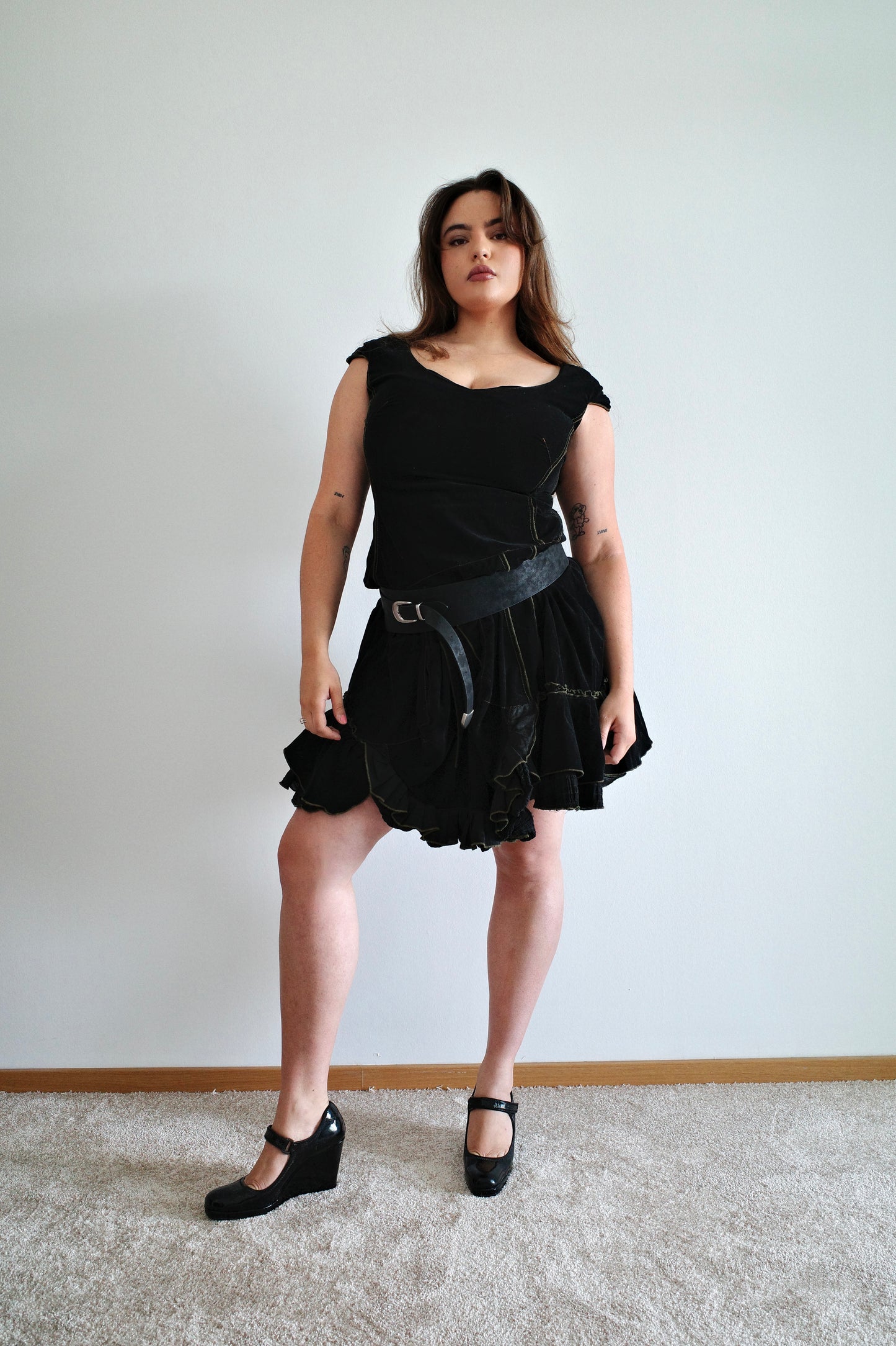 VINTAGE VELVET DRESS