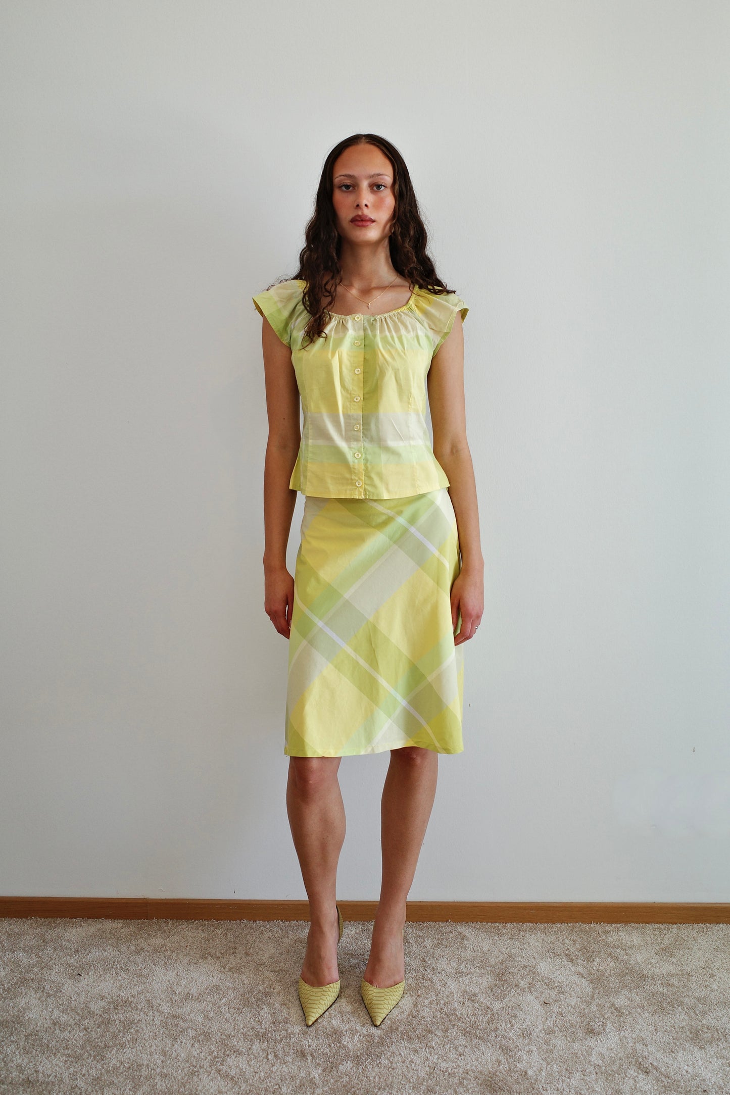 KOOKAÏ CHECKERED SKIRT (1/2)