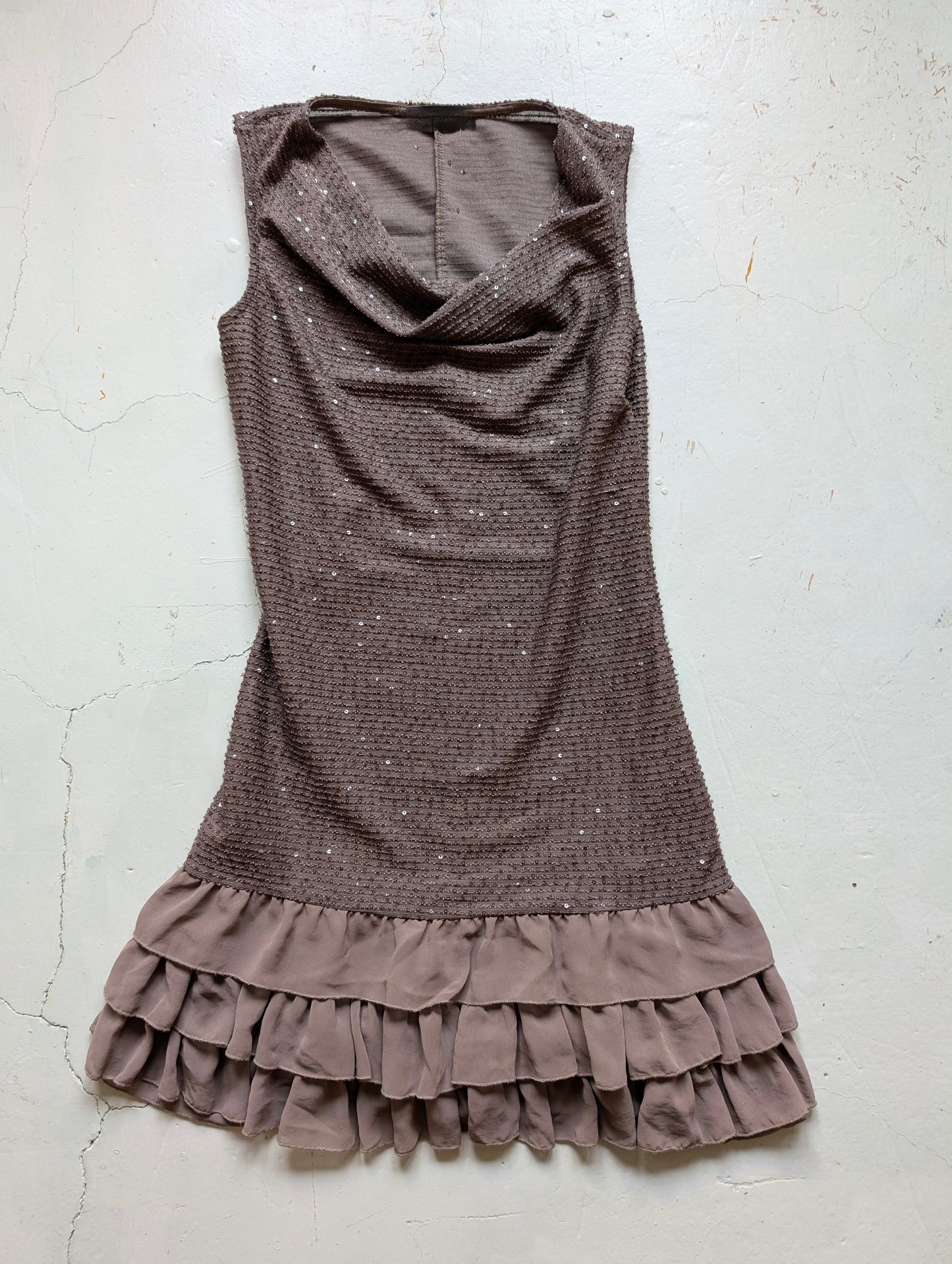 Ruffle Glitter Dress