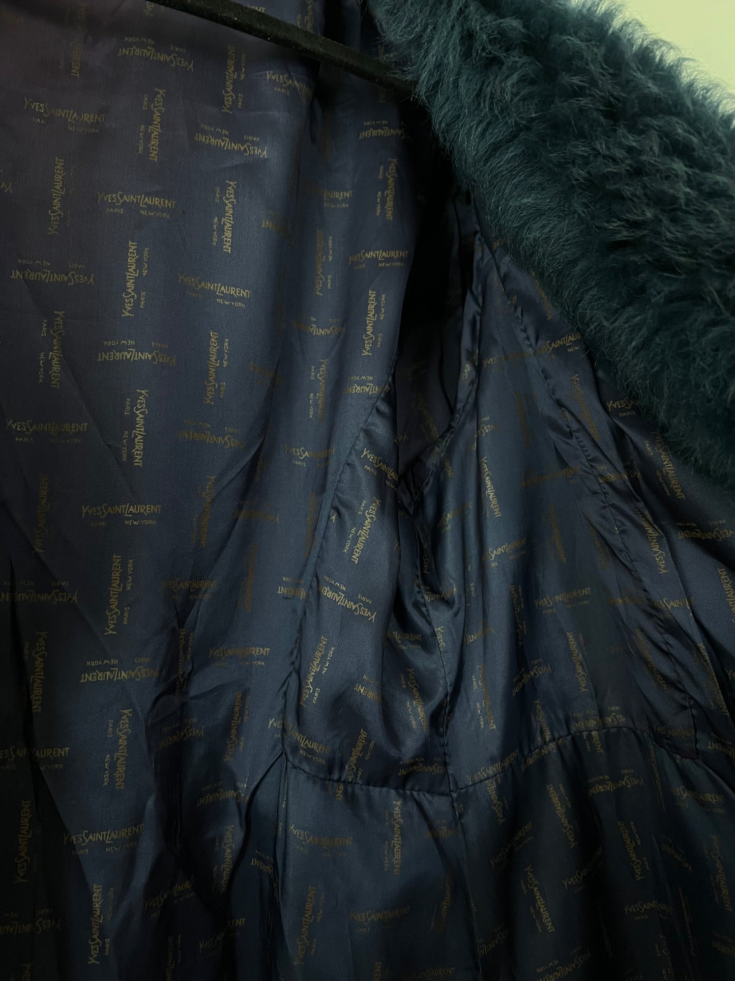 80s YVES SAINT LAURENT SUEDE COAT