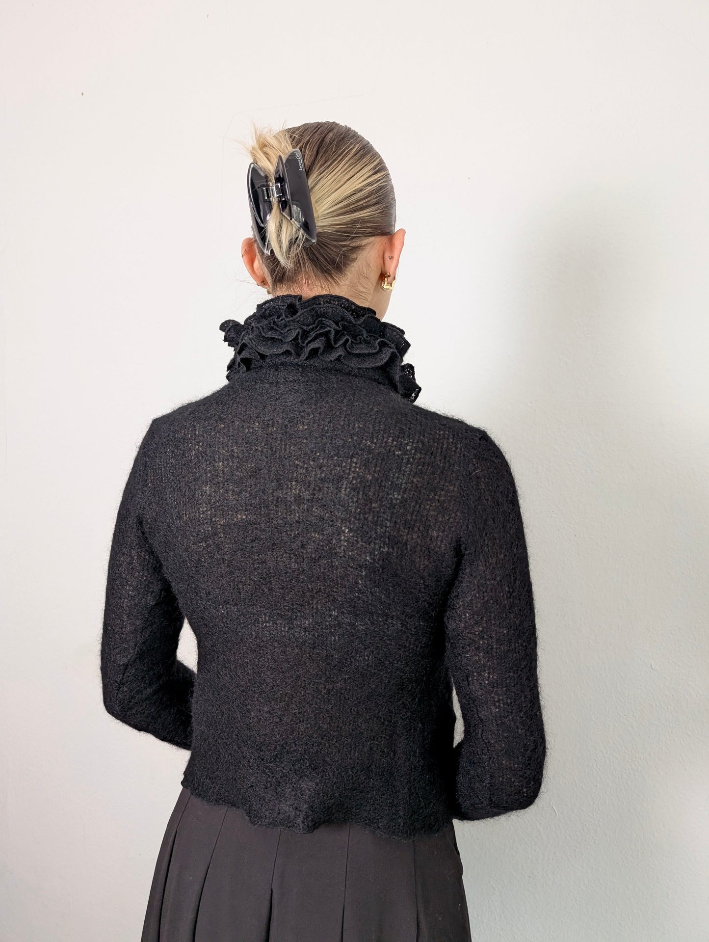 Ruffled Mohair Turtleneck (Longsleeve)