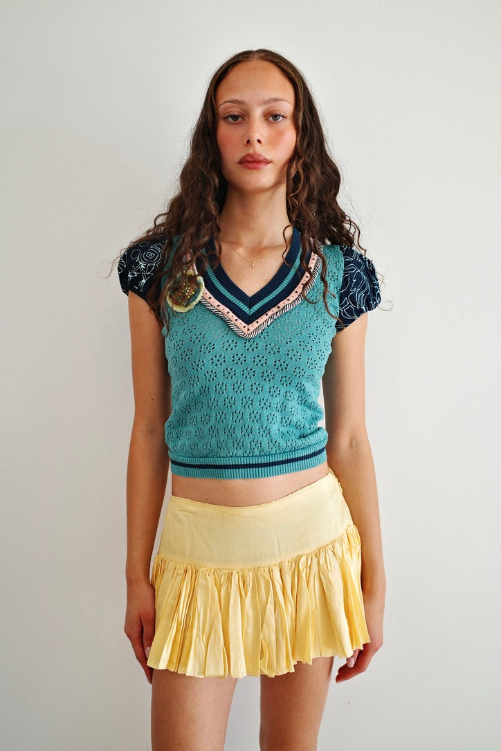 ANNA PIANURA VINTAGE KNIT SHIRT