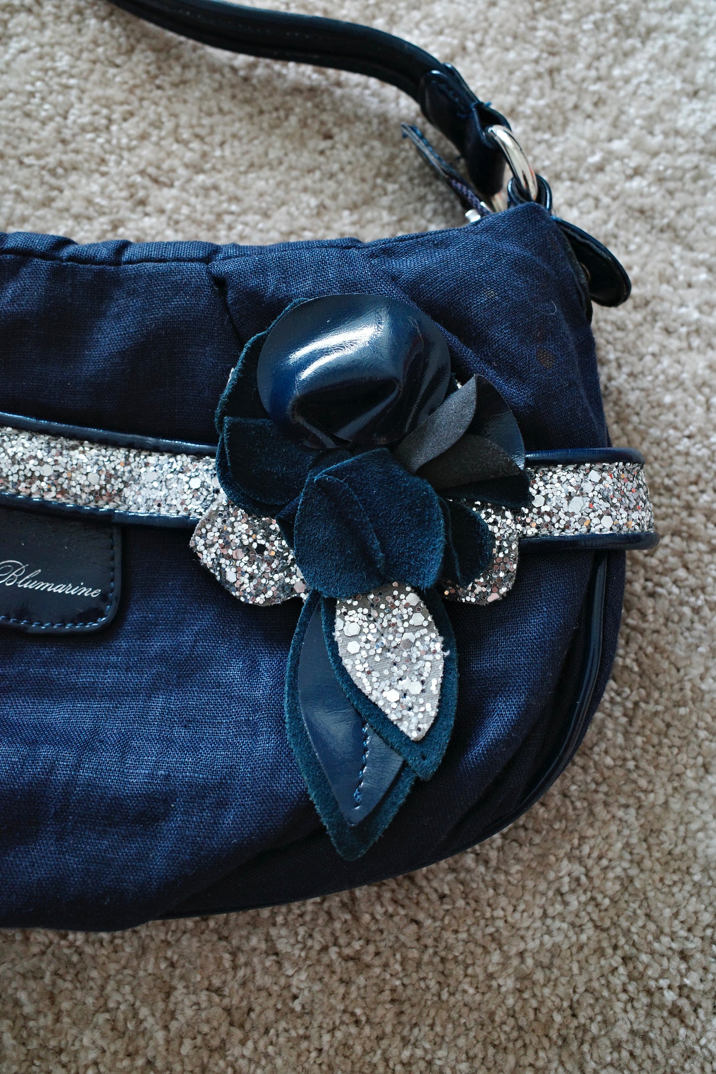 BLUMARINE DENIM HANDBAG