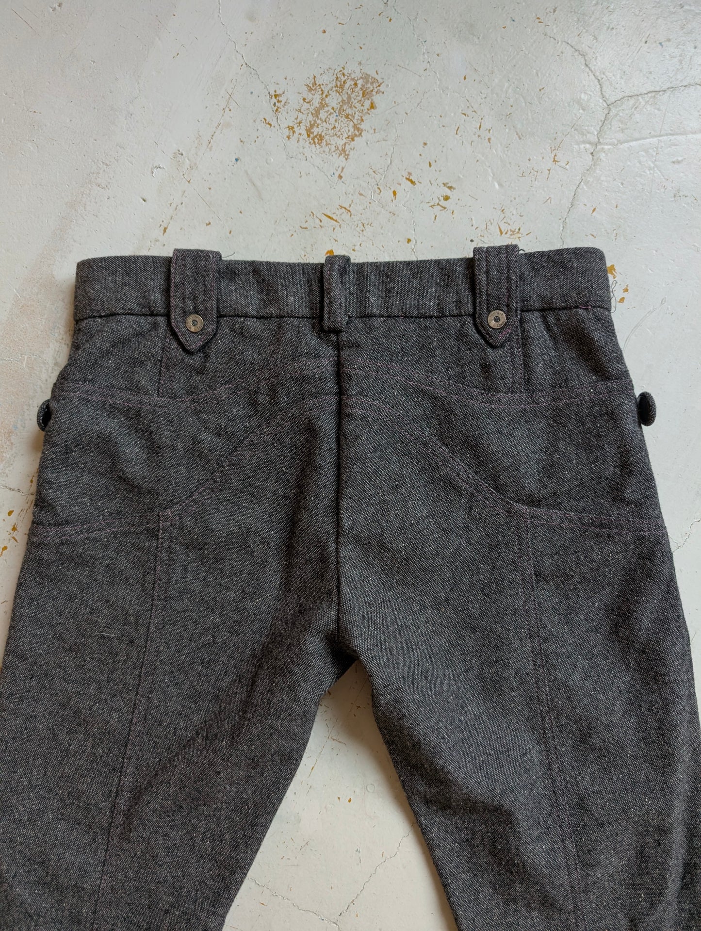 ROBERTO CAVALLI WOOL PANTS