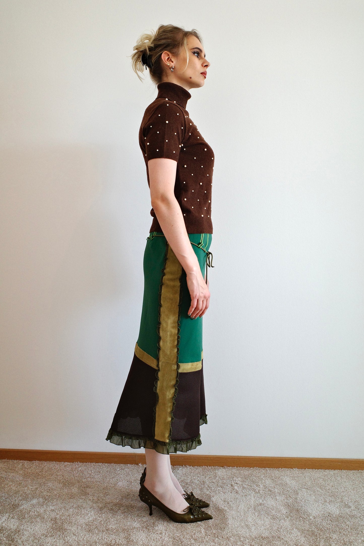 MIU MIU F/W1999 MESH SKIRT