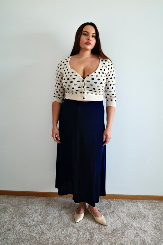 VINTAGE SHEER MAXI SKIRT