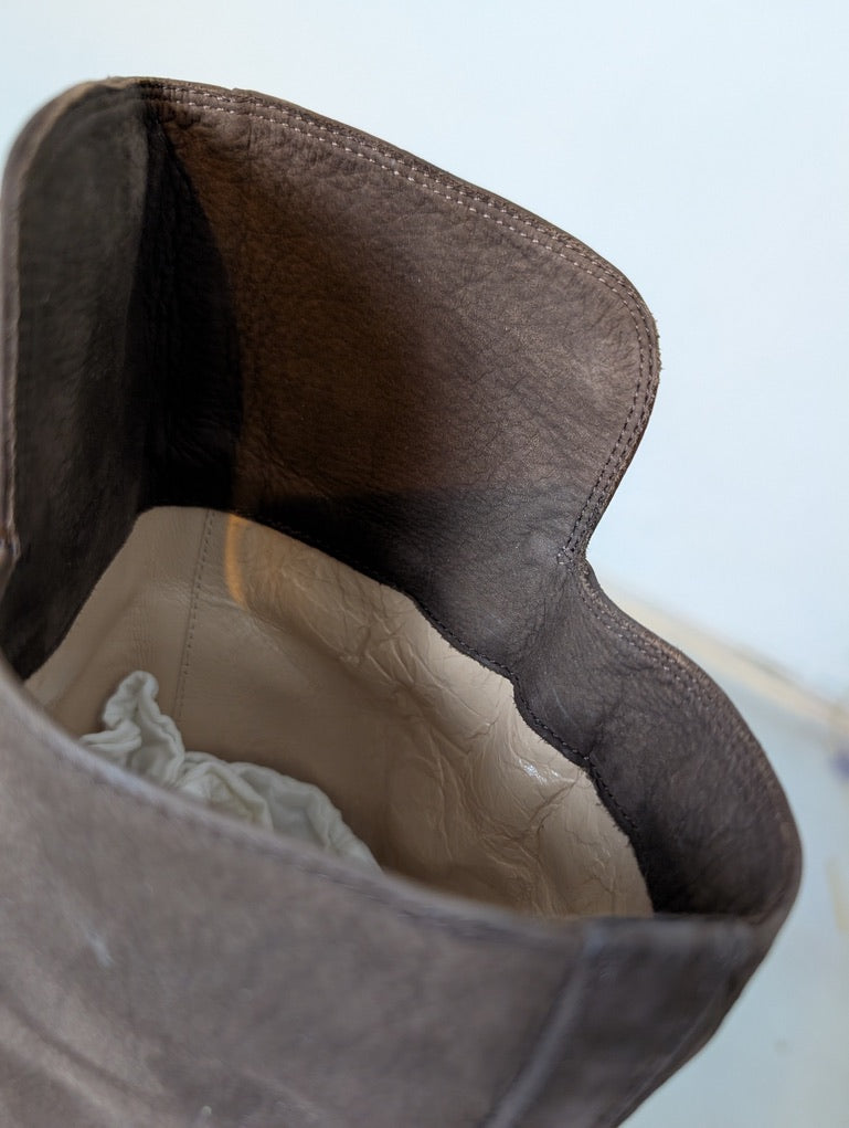 Fendi Suede Buckle Boots