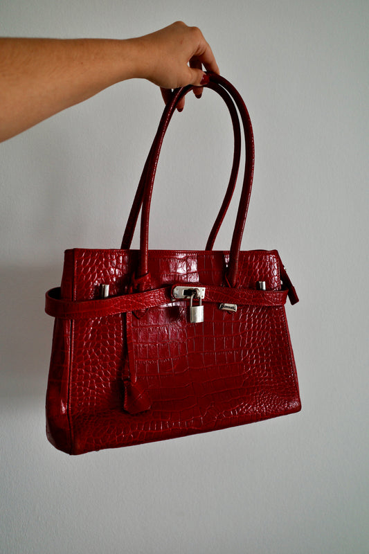 CROCODILE FIRKIN BAG