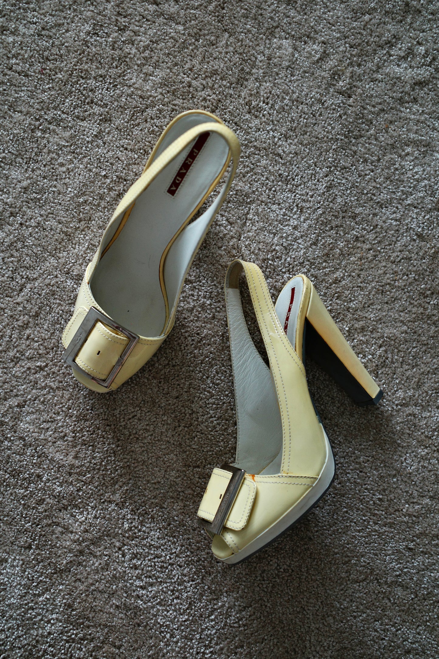 PRADA PEEPTOE SANDALS