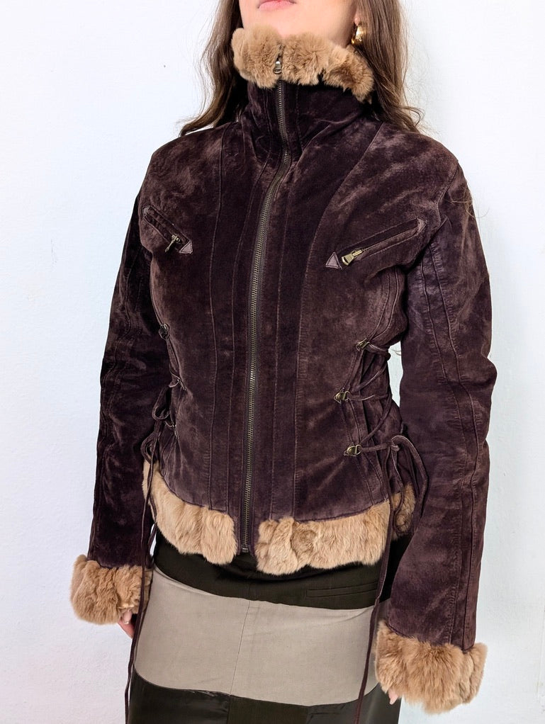 Conbipel Fitted Leatherjacket