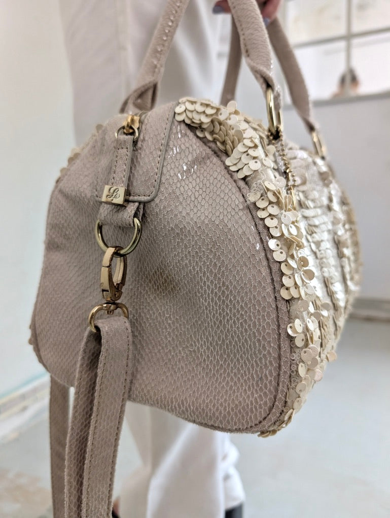 Sequin Bowling Bag