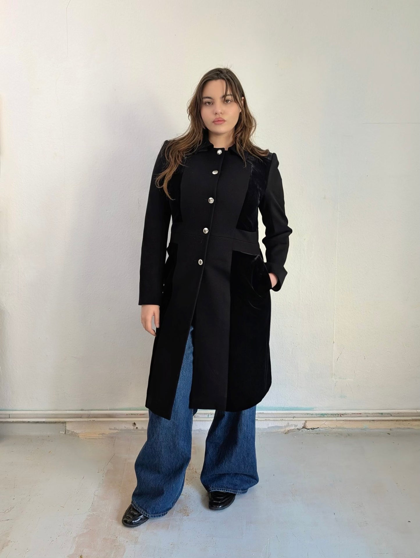 BLUMARINE VELVET COAT