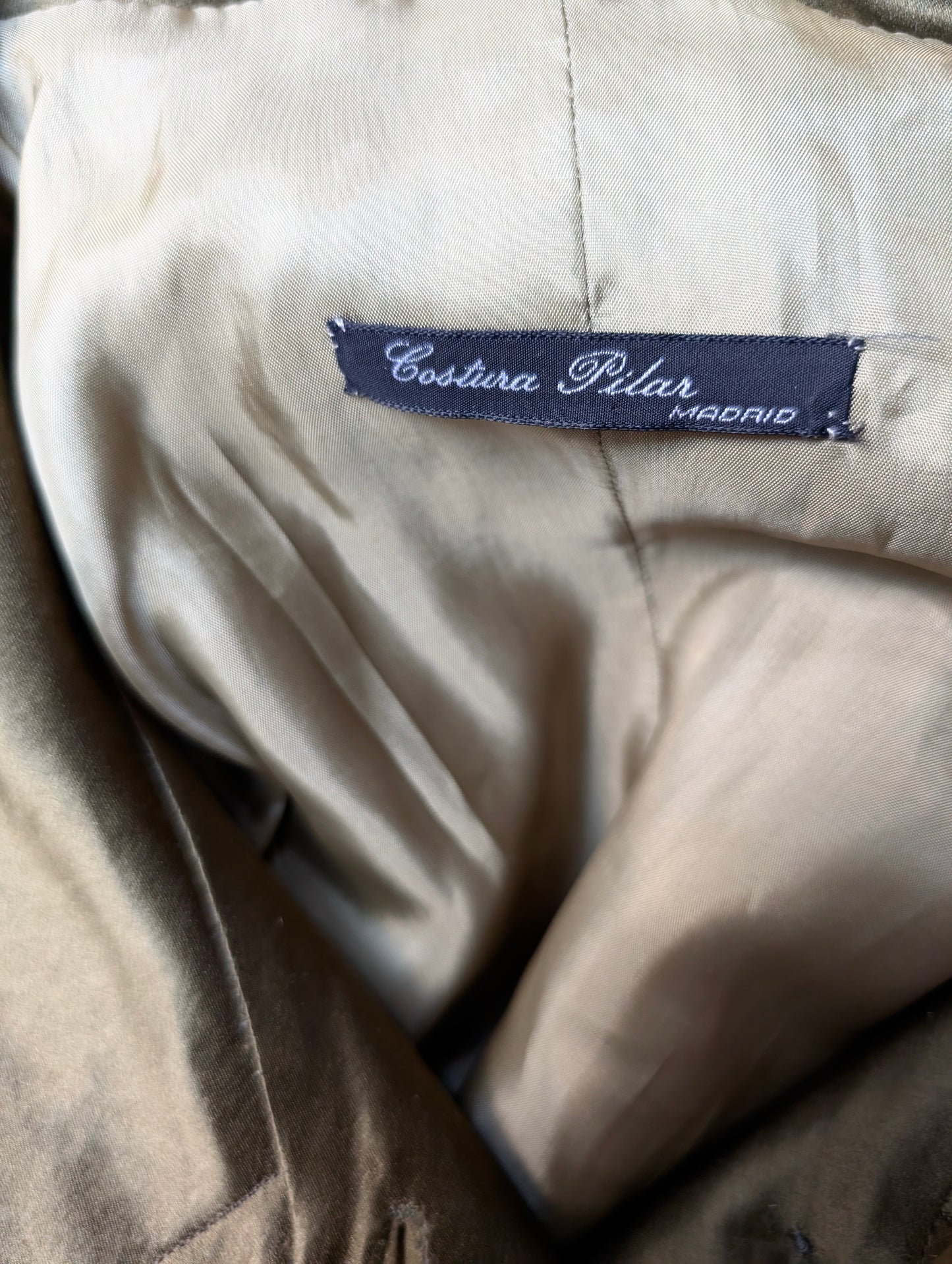 Vintage Satin Two-Piece