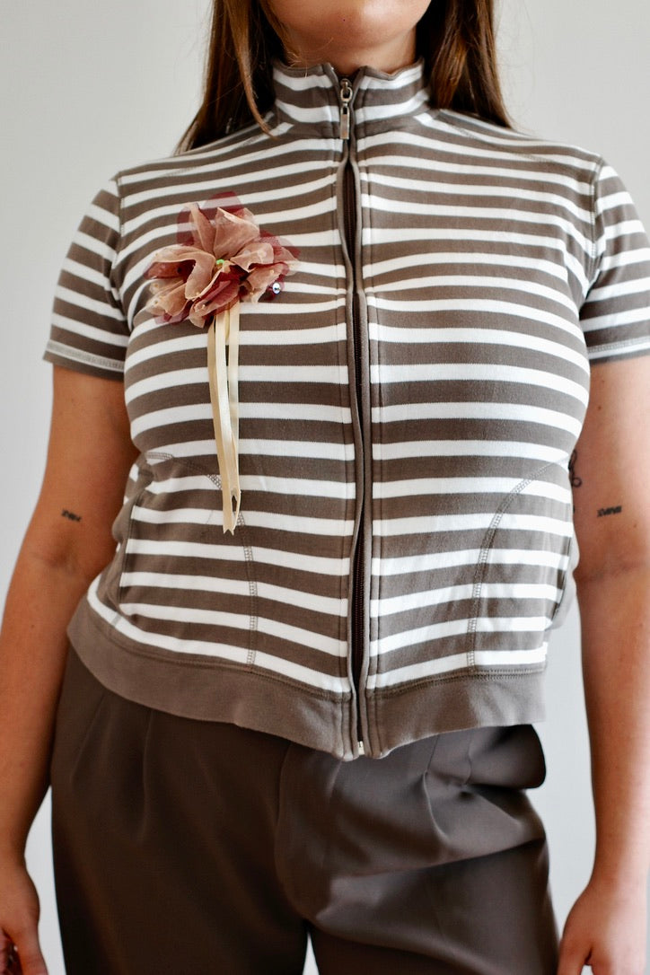 VINTAGE STRIPED SWEATSHIRT