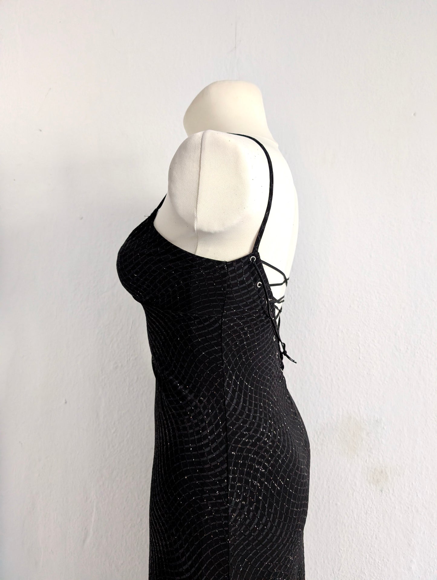 Lace-Up Camisole Dress