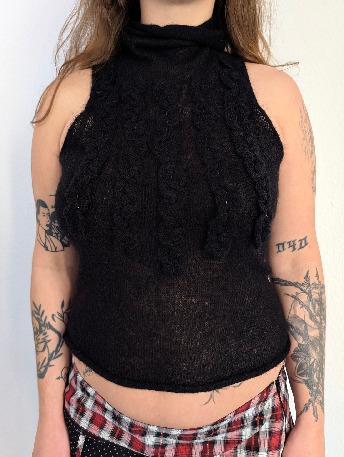 Mohair Turtleneck Tanktop