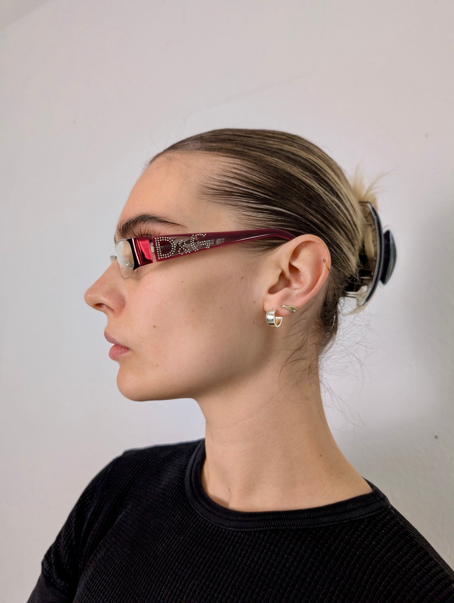 DOLCE & GABBANA RHINESTONE GLASSES