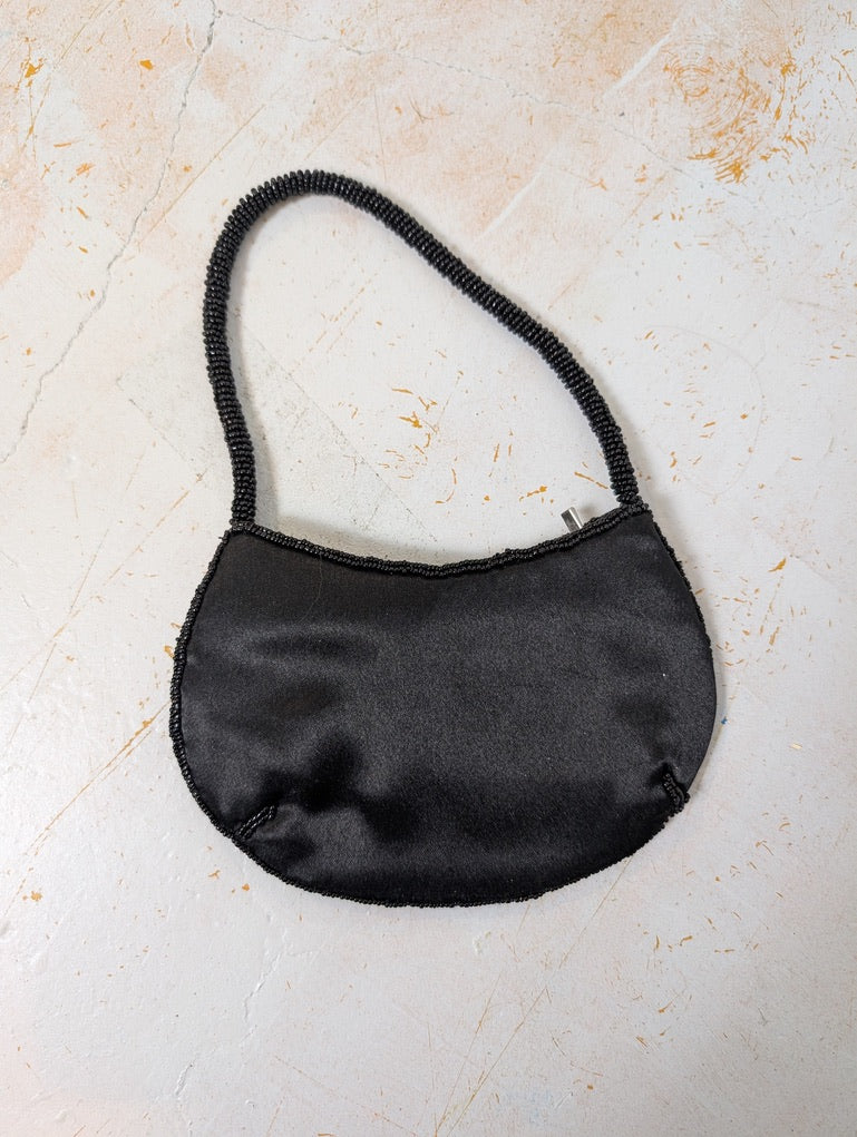 Vintage Beaded Flower Bag