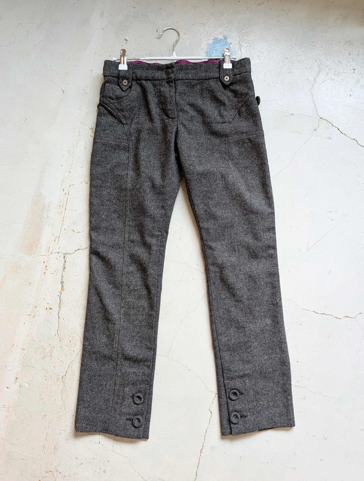 ROBERTO CAVALLI WOOL PANTS