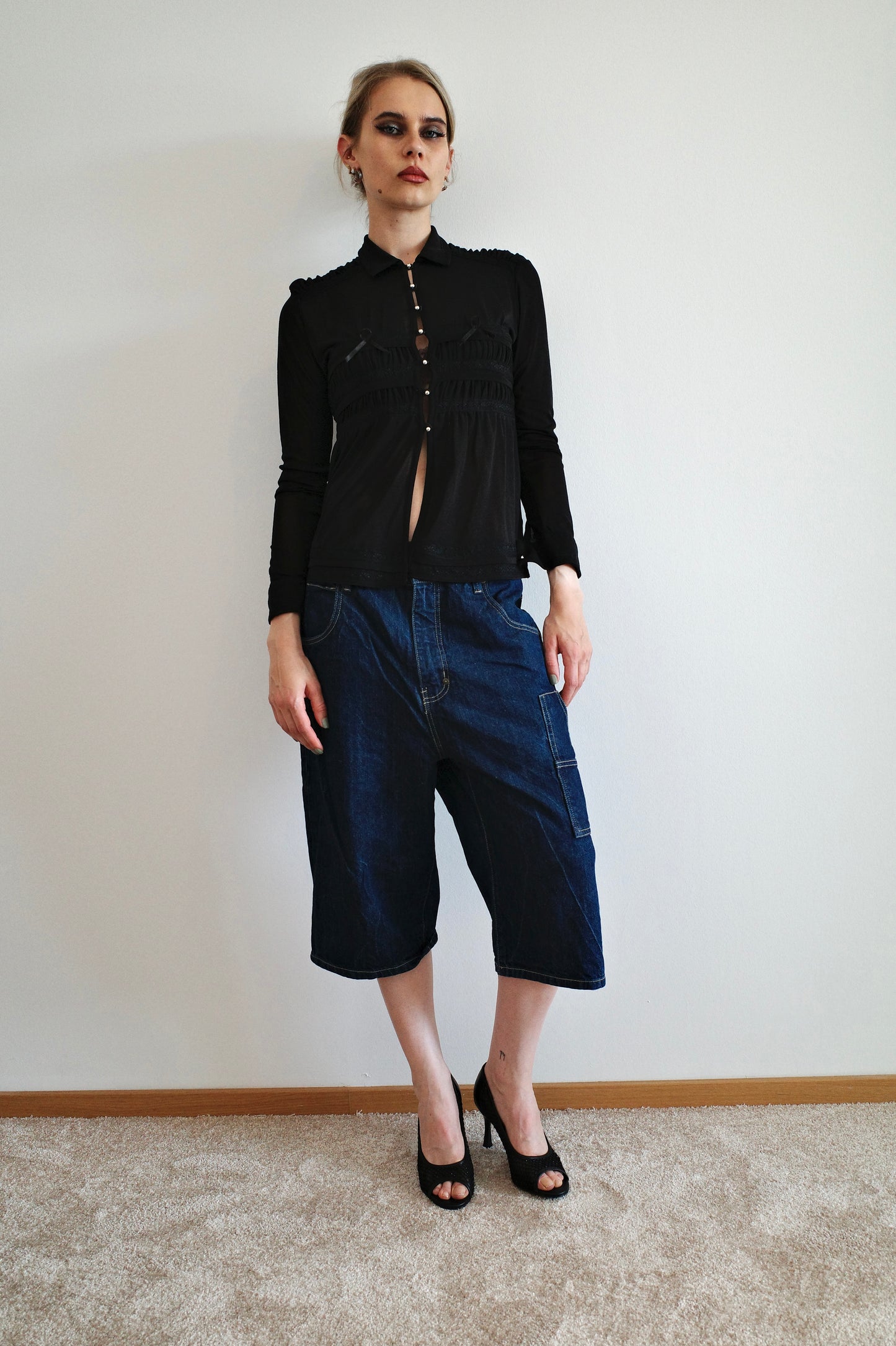 Southpole Baggy Jorts, navy