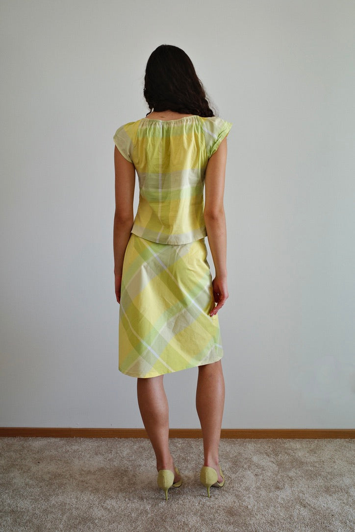 KOOKAÏ CHECKERED SKIRT (1/2)