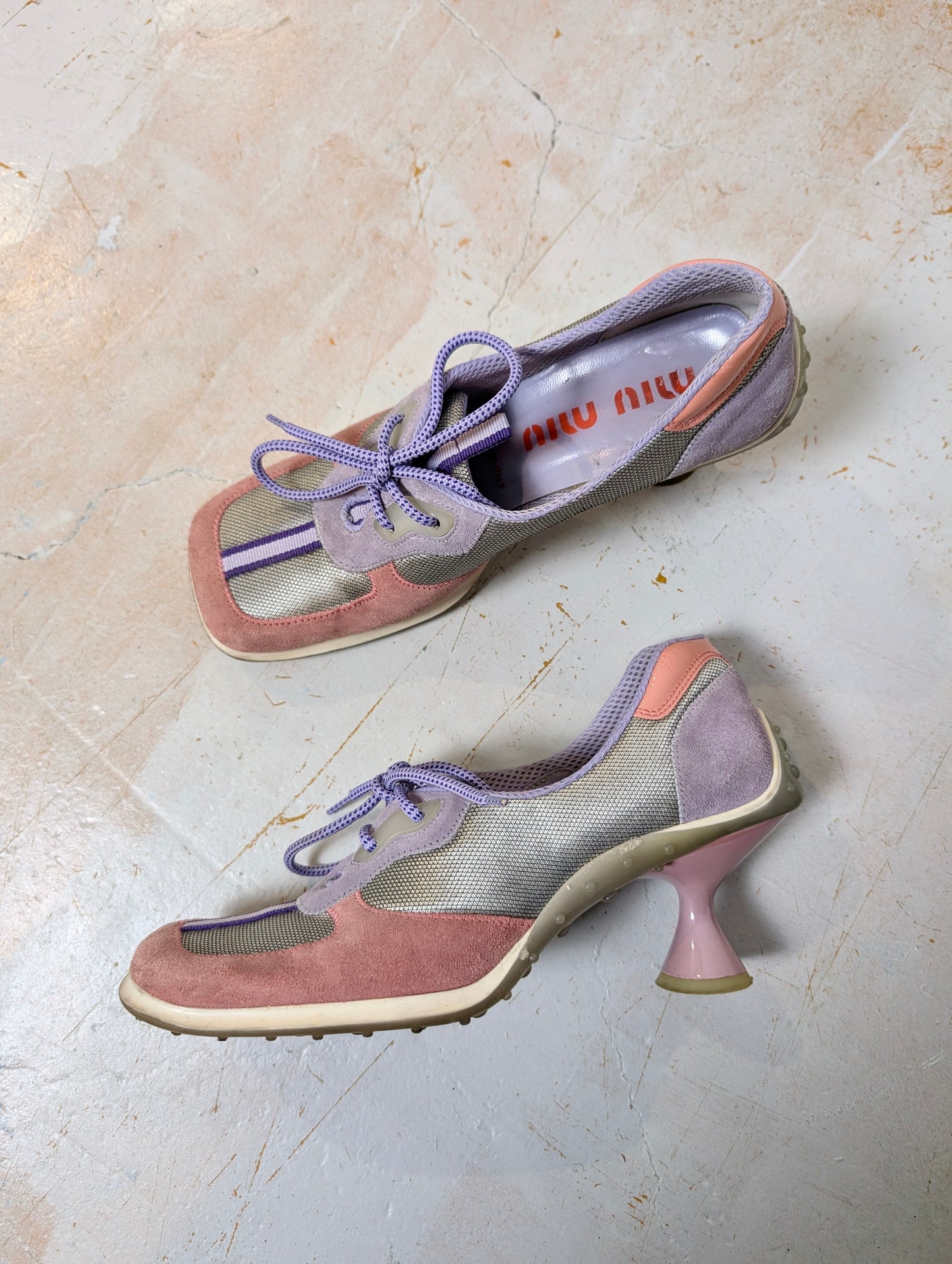 MIU MIU F/W1999 BUBBLE SNEAKER HEELS