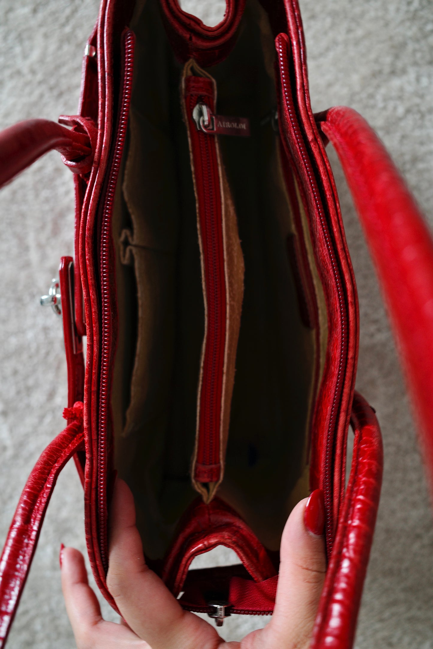 CROCODILE FIRKIN BAG