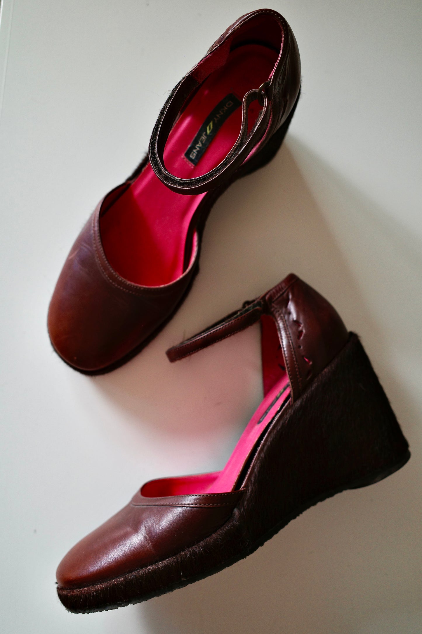 DKNY PONY WEDGES