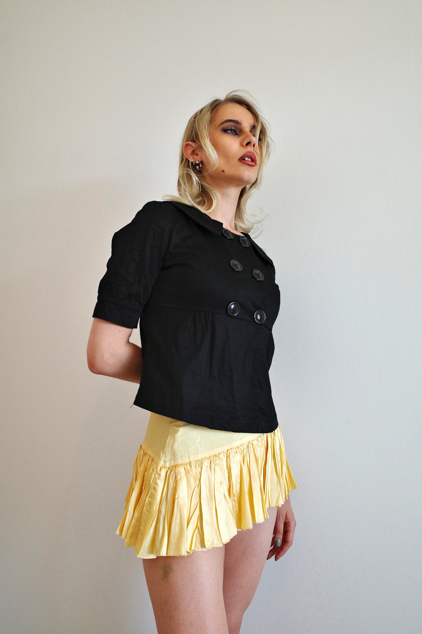 VINTAGE SILKY MICROSKIRT