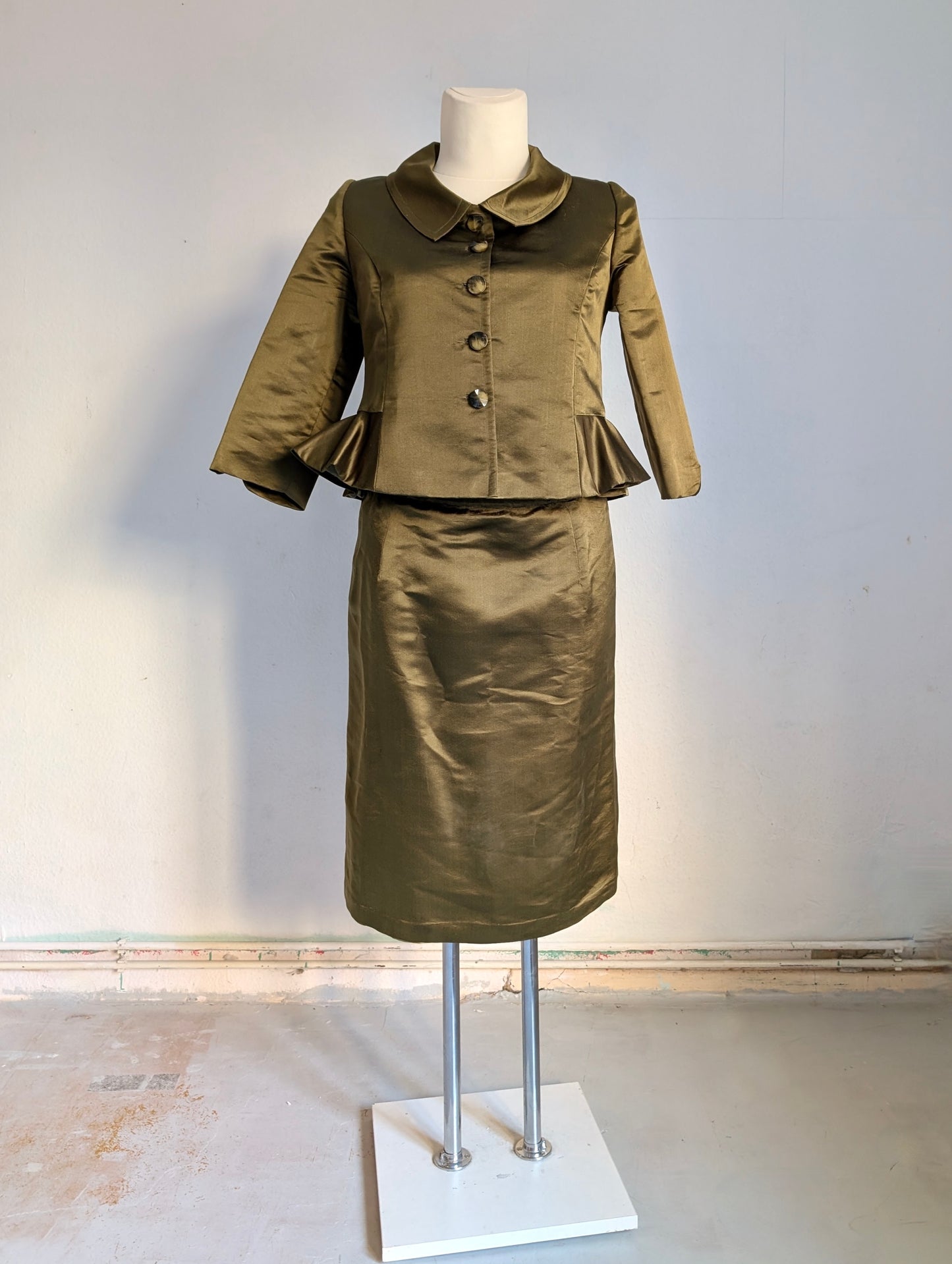 Vintage Satin Two-Piece