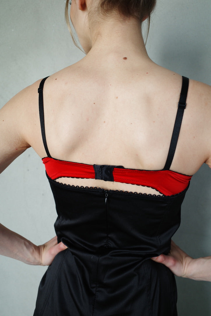 PEEKABO BRA COCKTAIL DRESS