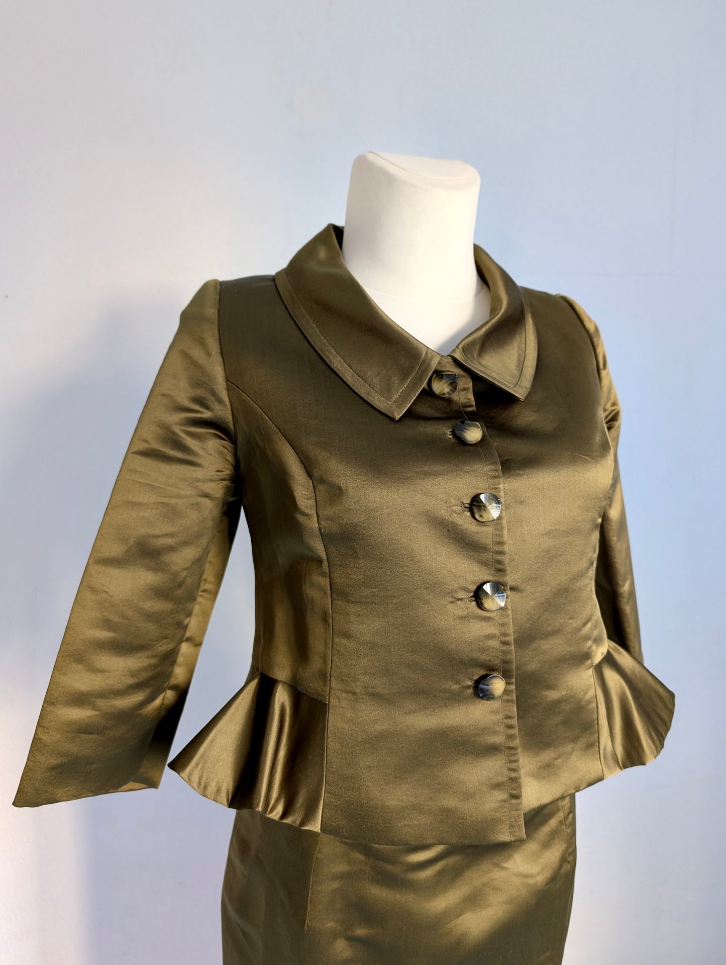 Vintage Satin Two-Piece