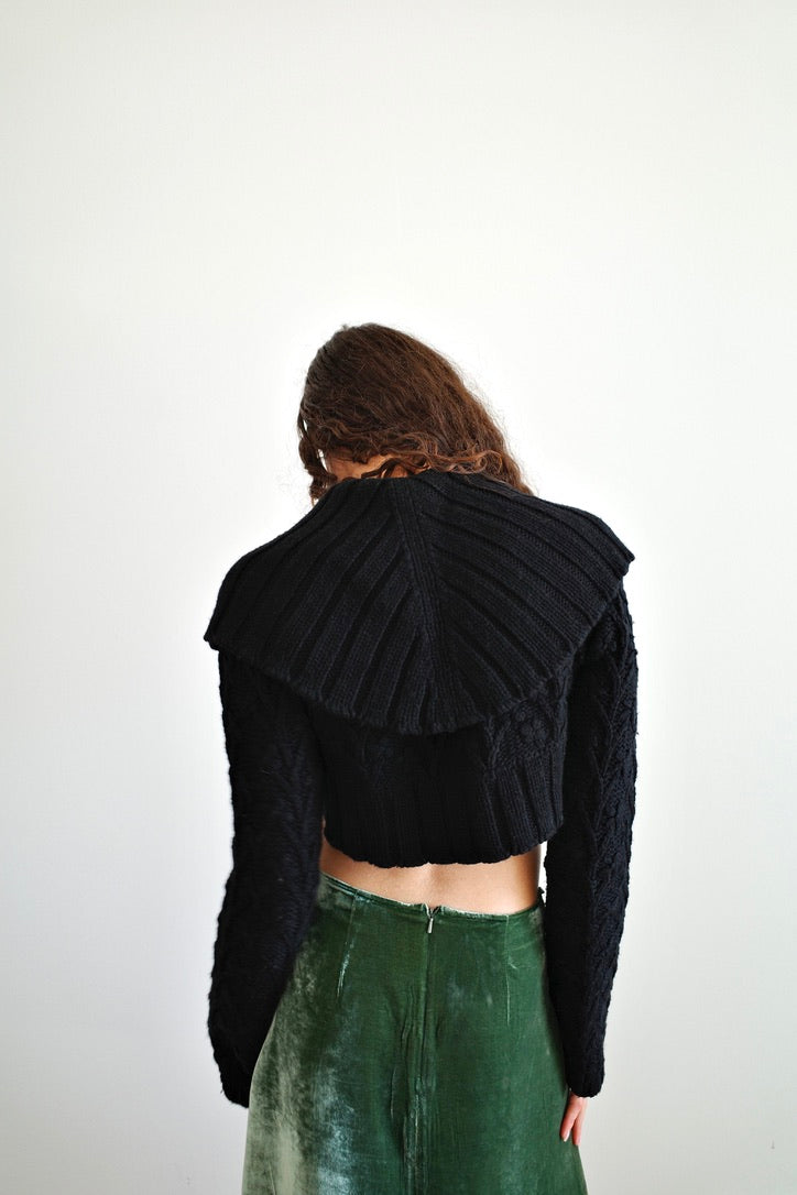 KNIT BOLERO CARDIGAN