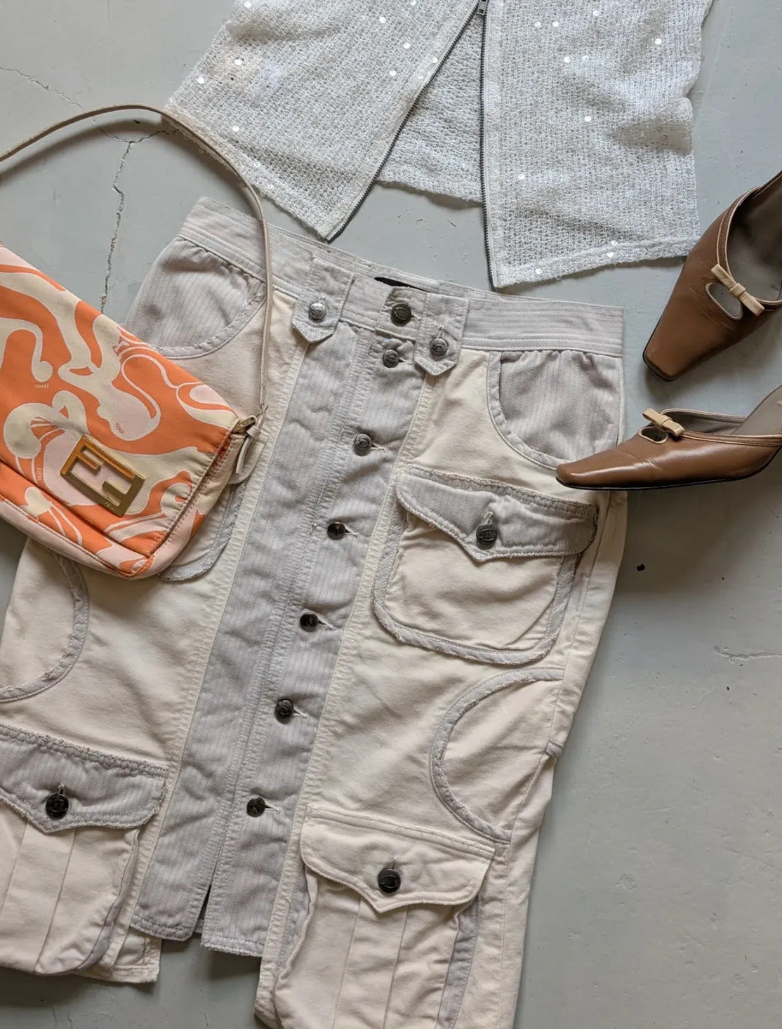 Just Cavalli 05' Utility Skirt