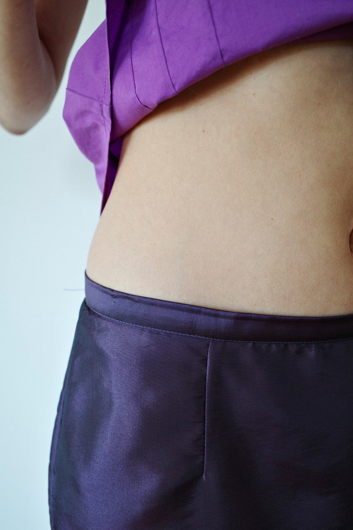 KOOKAÏ BEADED SILK SKIRT