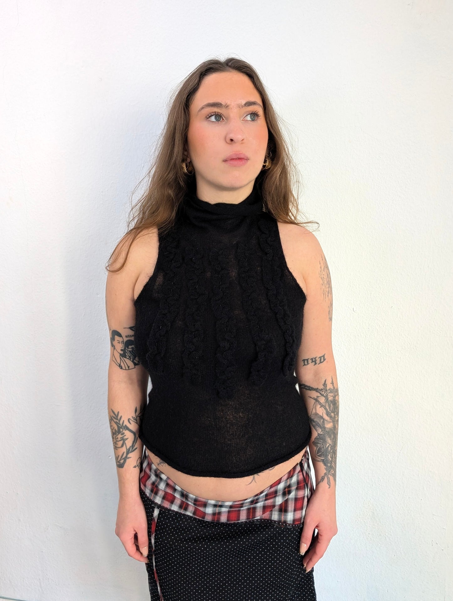 Mohair Turtleneck Tanktop