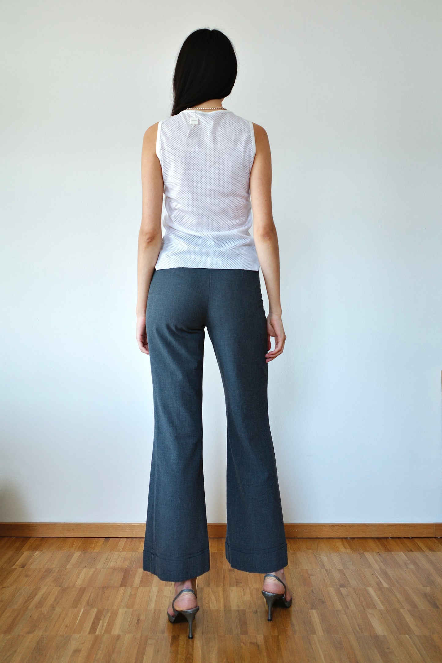 MINIMALIST FLARED SUIT PANTS