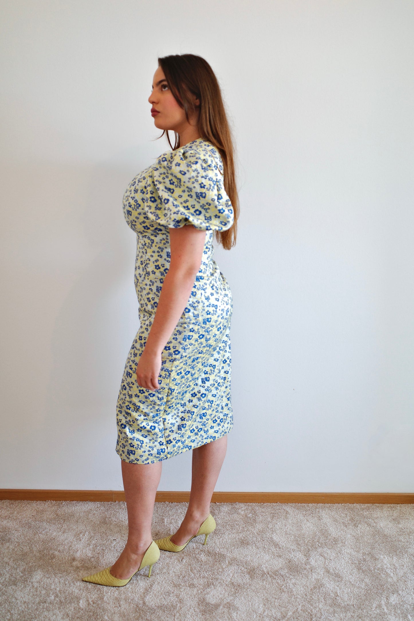 ROTATE JACQUARD DRESS