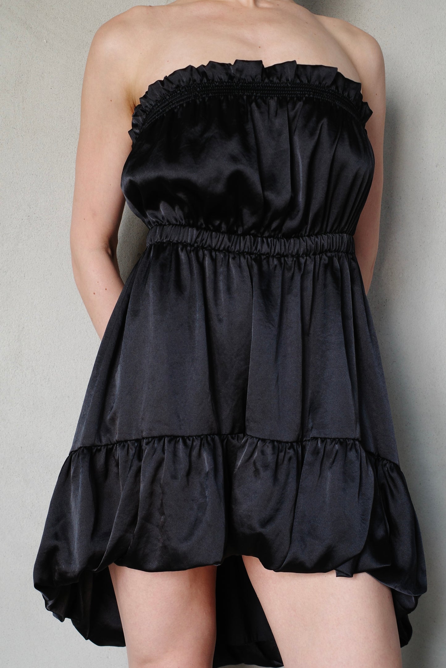 BANDEAU BALLOON DRESS