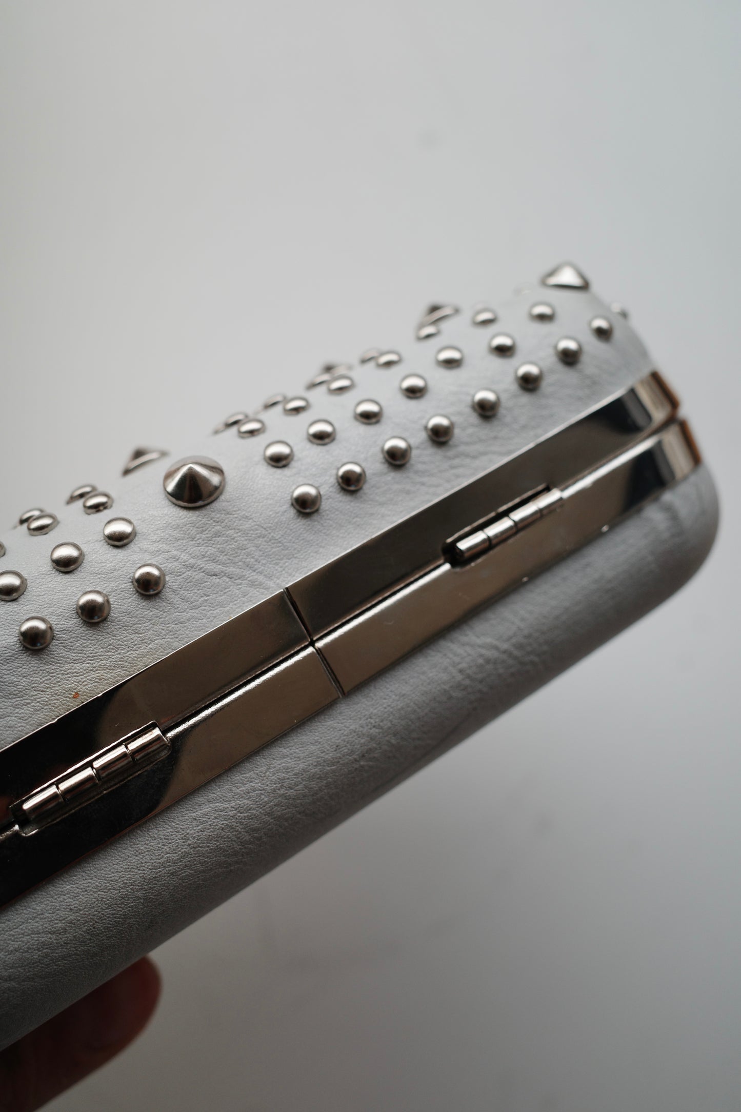 STUDDED "MCQUEEN" DUPE CLUTCH