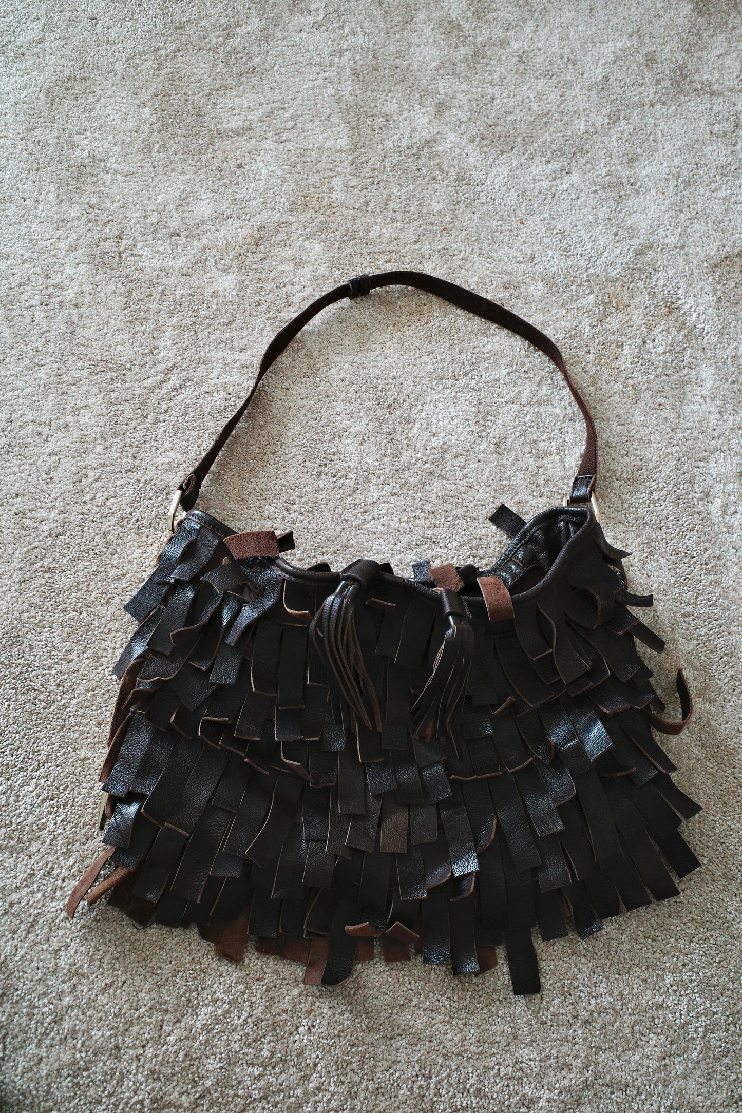 Vintage Fringe Bag