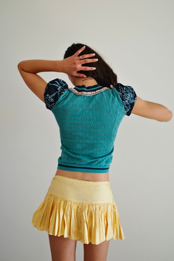 ANNA PIANURA VINTAGE KNIT SHIRT